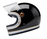 Gringo S ECE Helmet Gloss White/Gloss Black Tracker
