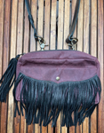 Nayita Convertible Hip Bag Purple / Black