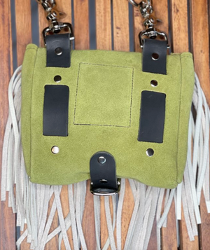 On The Road Hip Bag Loden Suede