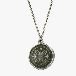 Wax Seal Necklace Compass Rose
