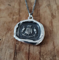 Wax Seal Necklace Hawks Crest