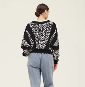 Jacquard Sweater Black