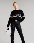 Unisex MOTO Long Sleeve Shirt Black