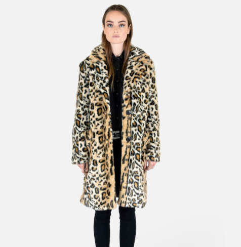 Stevie Leopard Coat