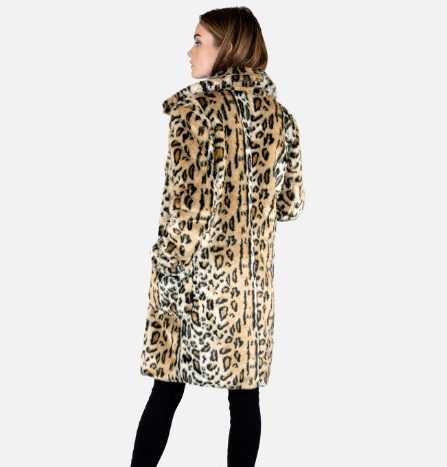 Stevie Leopard Coat
