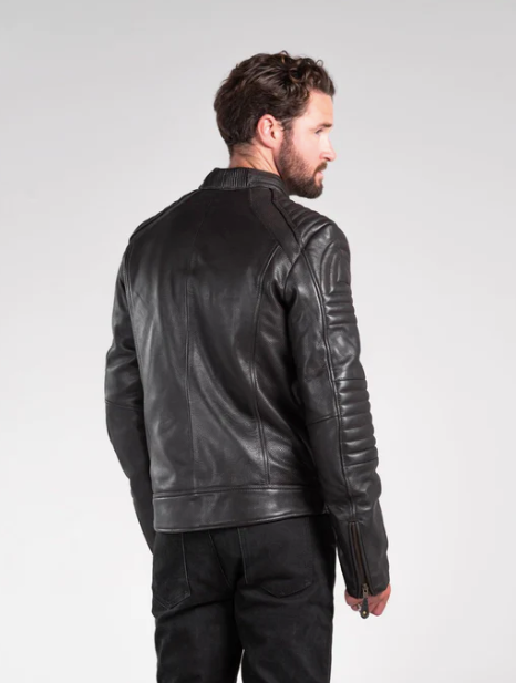 Wakefield Motorcycle Jacket Chocolate