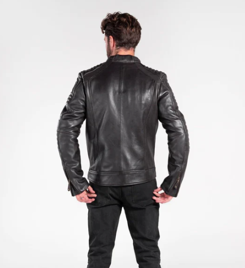 Wakefield Motorcycle Jacket Chocolate