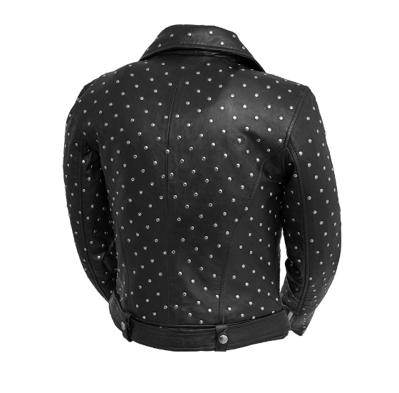 Lita Studded Leather Jacket