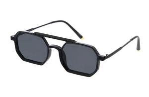 Small Rectangular Aviator Sunglasses