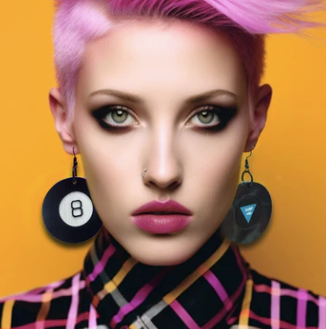 8 Ball Earrings