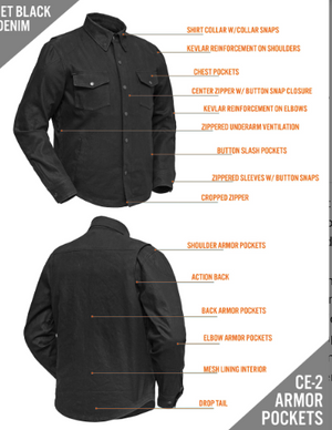 Equalizer Moto Shirt Black