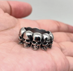 Skull Band Ring