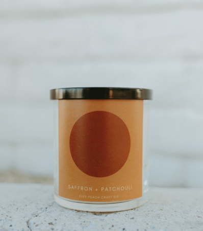 Earthen Candle Collection - Saffron + Patchouli