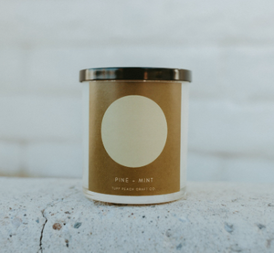 Earthen Candle Collection - Pine + Mint