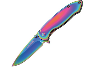 Framelock Knife Rainbow