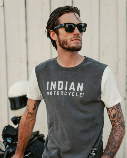 Indian x Stellar Motorcycle Ringer Tee