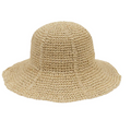Floppy Straw Bucket Hat Natural