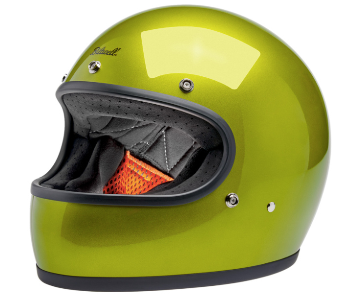 Gringo Helmet Metallic Lime