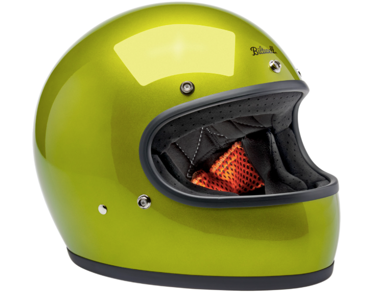 Gringo Helmet Metallic Lime