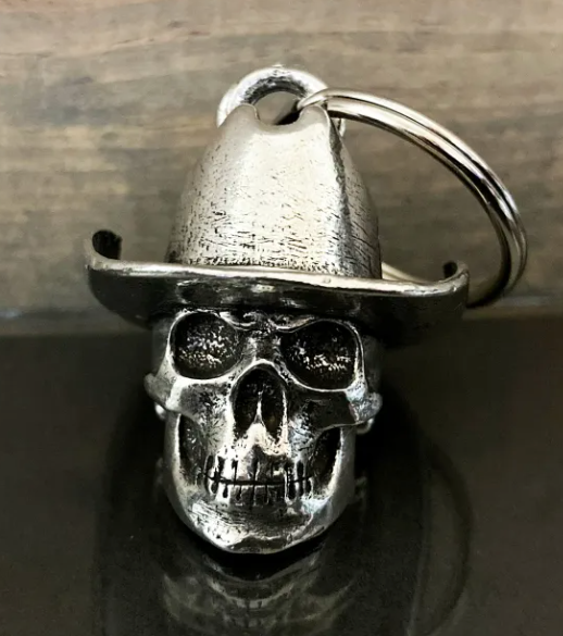 Guardian Bell Cowboy Skull