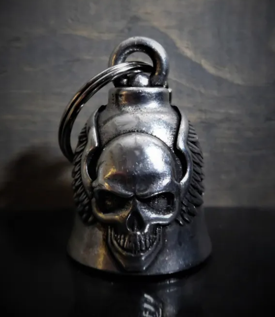 Guardian Bell Skull With Wings