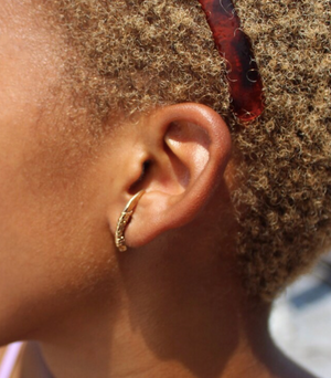 Iguana Claw Lobe Cuff Post Earring