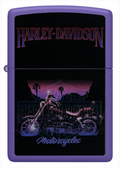 Zippo Lighter Harley Blacklight