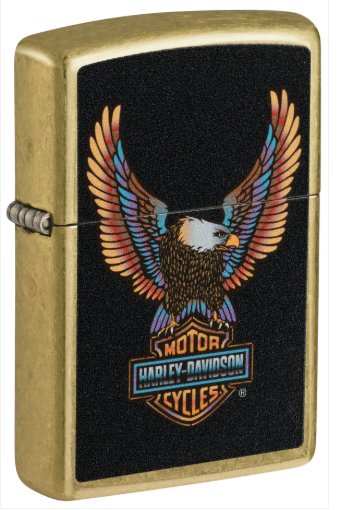 Zippo Lighter Gold Harley