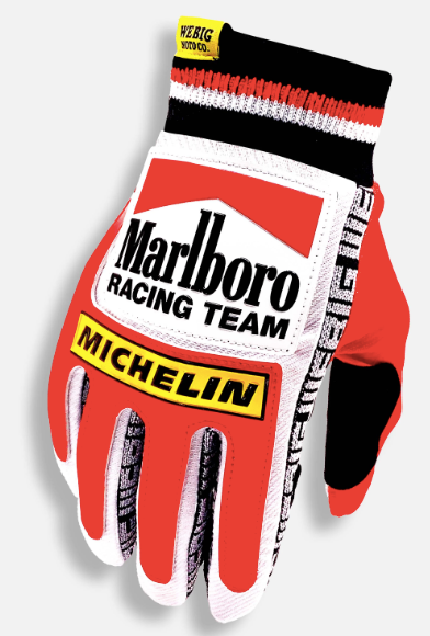 Moto X Gloves Marlboro Racing Team