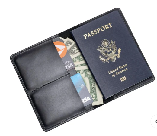 Passport Wallet Black