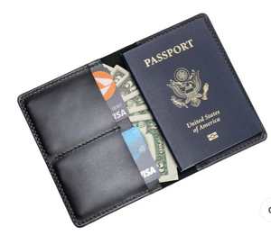 Passport Wallet Black