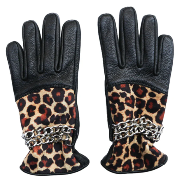 Cheetah Chain Gloves