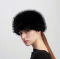 Russian Faux Fur Hat Black
