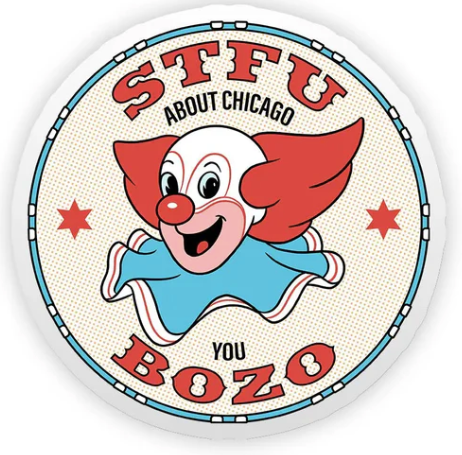 STFU About Chicago Stickers