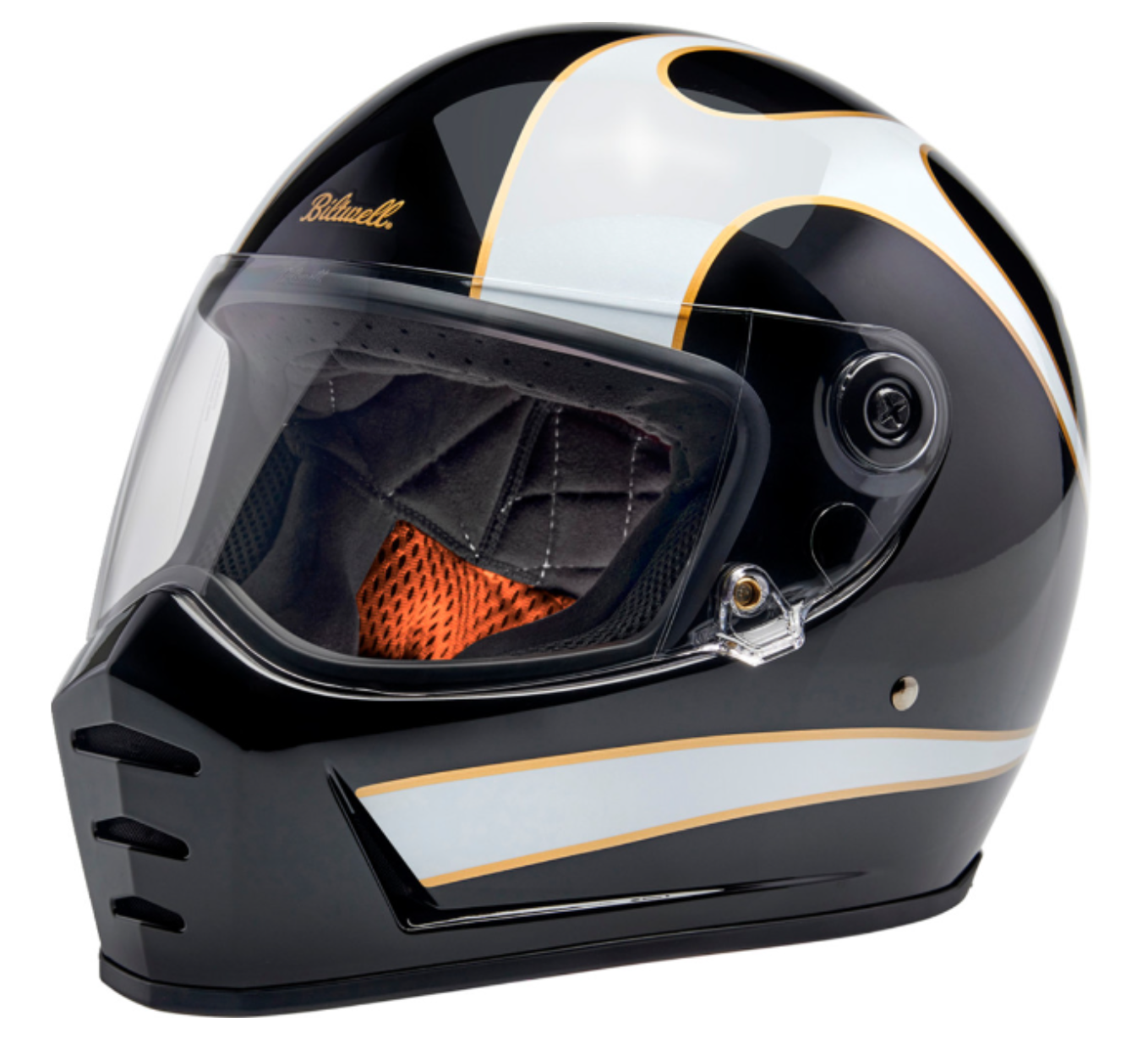 Lane Splitter Helmet 22.06 Black/White Flames