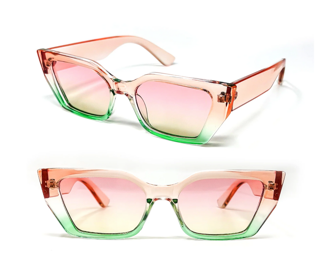 Crystal Cateye Sunglasses