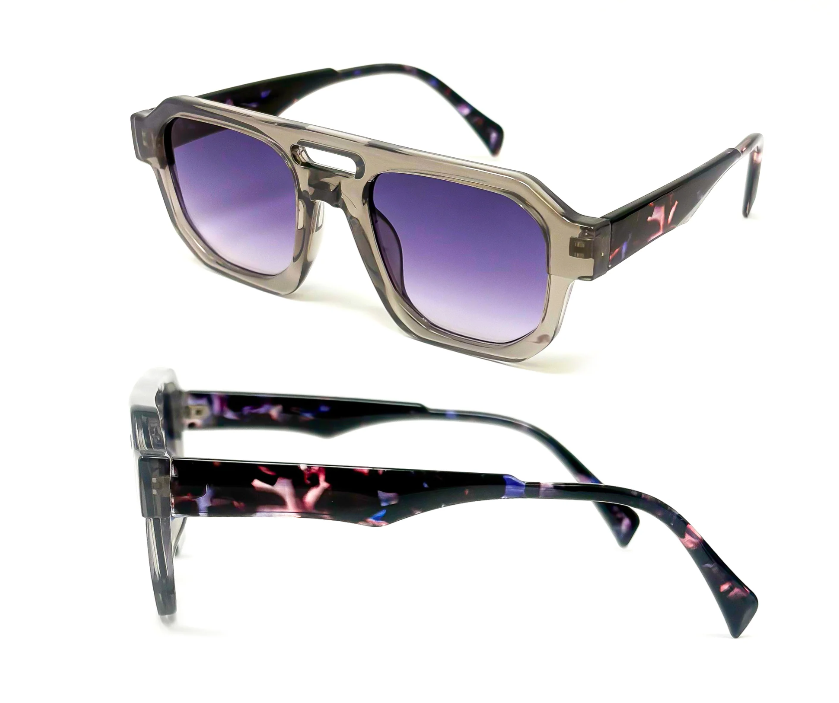 Swirl Armed Aviator Sunglasses