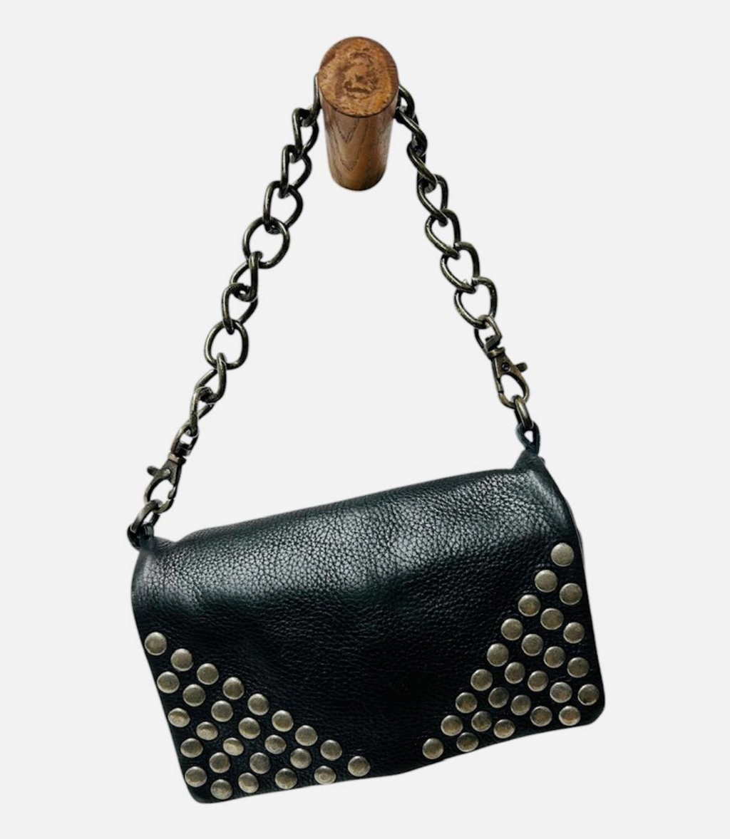 Artemis Studded Bag Black
