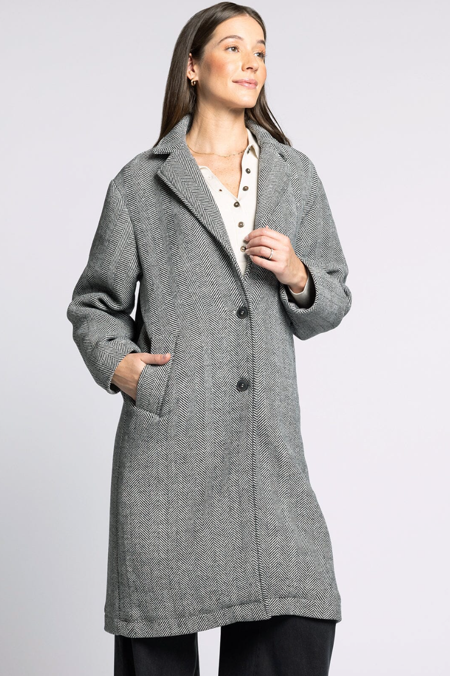 Catalina Coat Charcoal