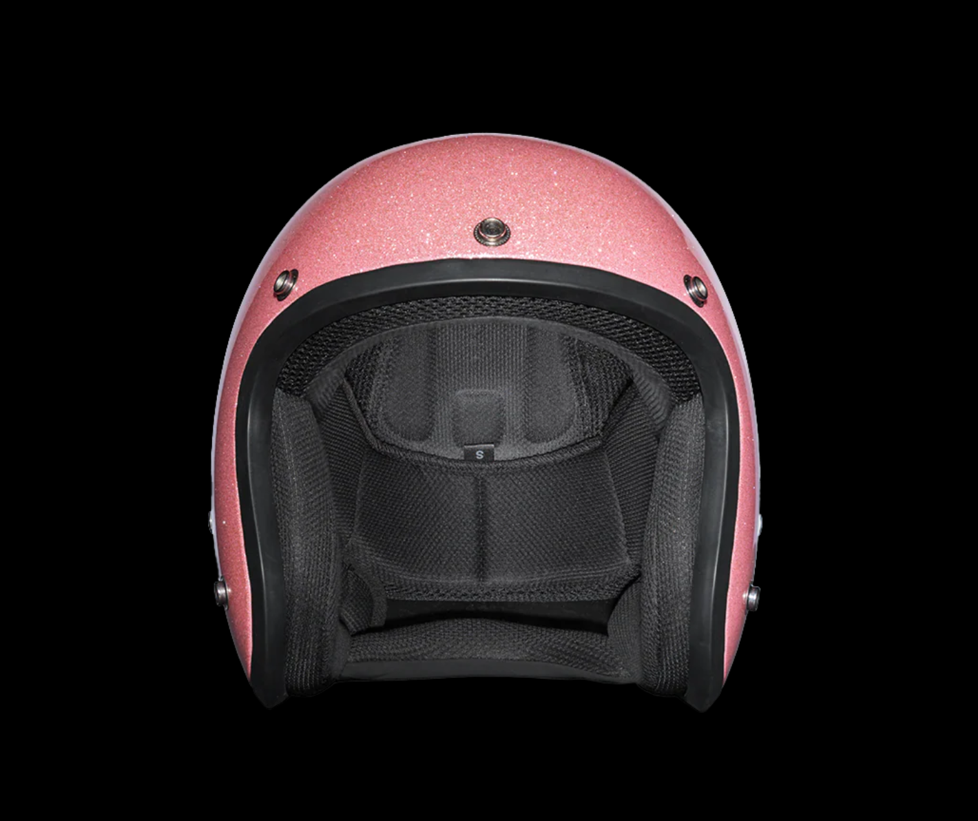 Cruiser Low Profile Open Face Helmet Pink Flake