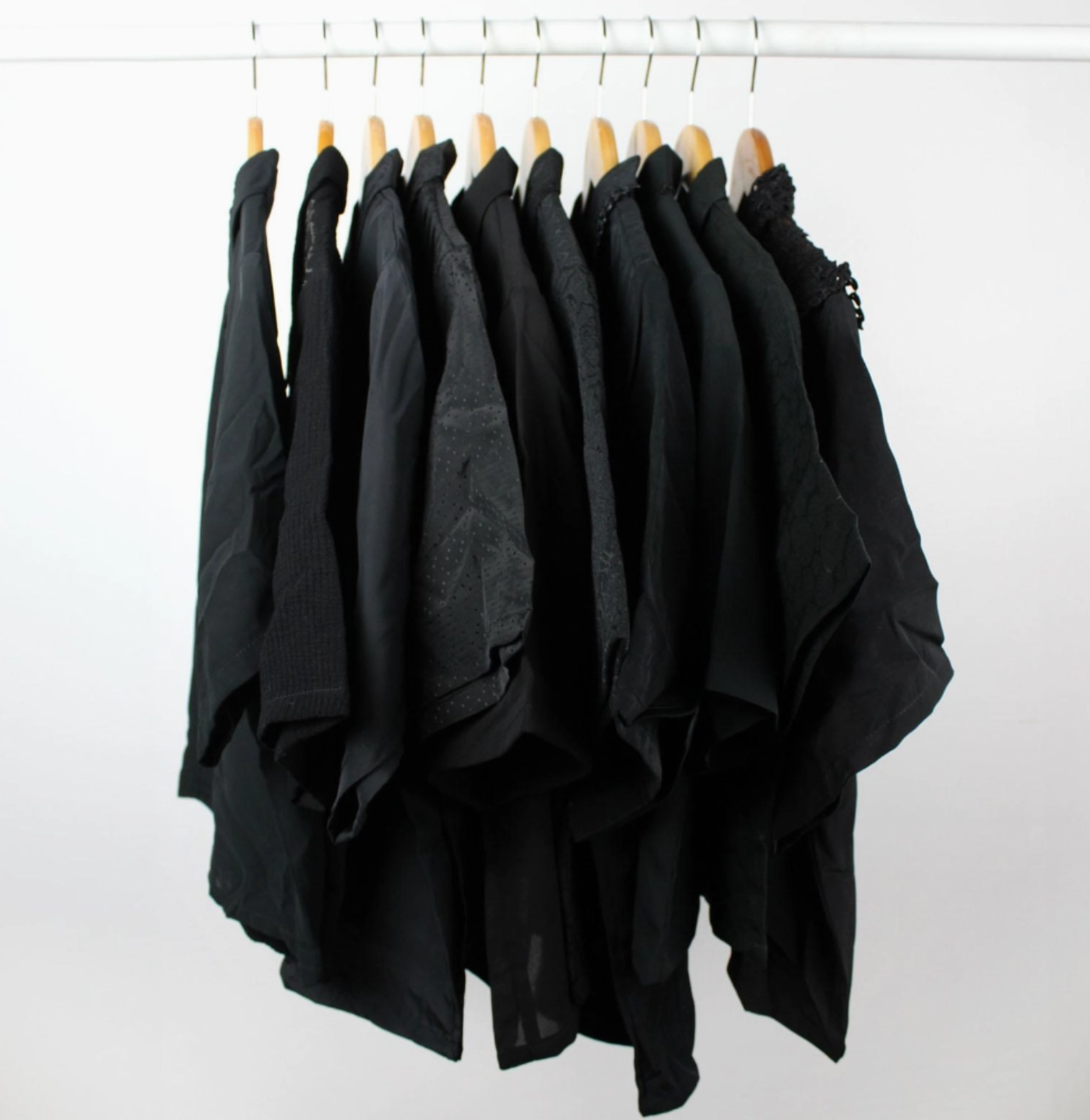 Reworked Cropped Short-Sleeve Button Up Blouse Black