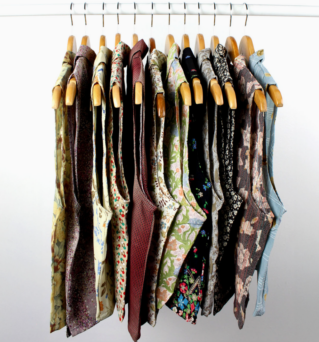 Reworked Sleeveless Button Up Blouse