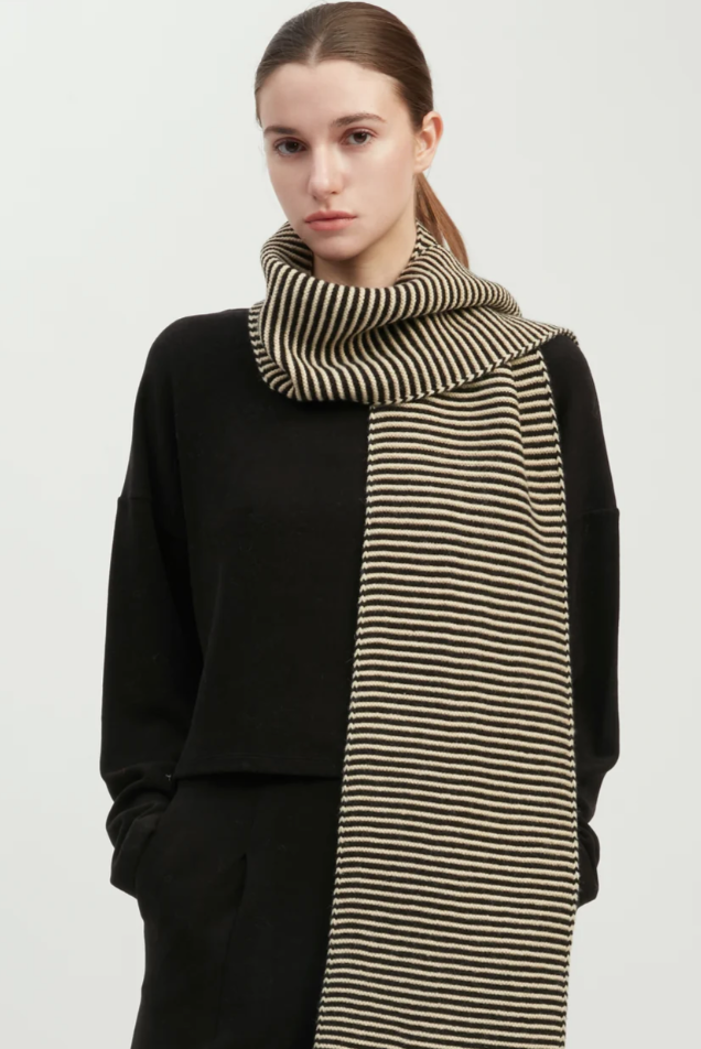 Striped Stitch Scarf
