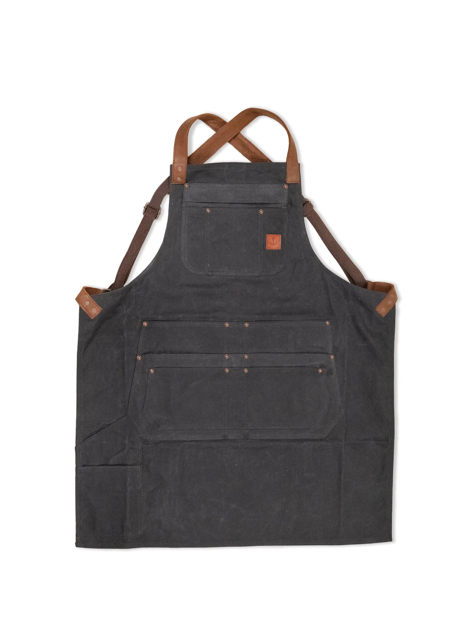 Waxed Canvas Shop Apron Black