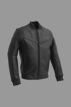 Tavi Leather Bomber Jacket Black
