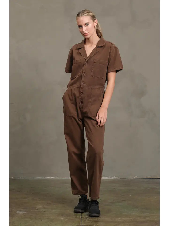 Field Jumpsuit Brown