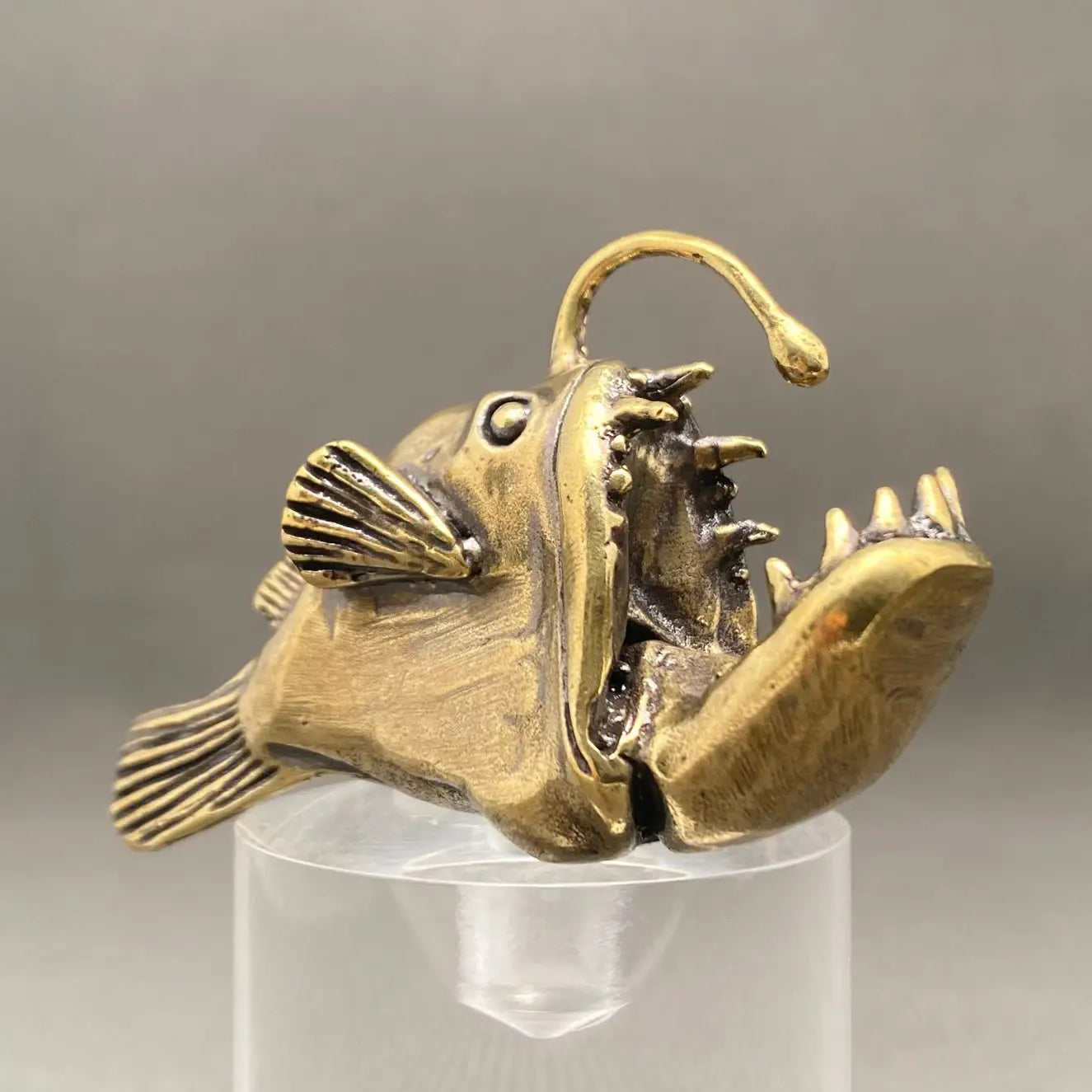 Brass Animals Lantern Fish