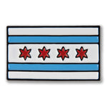 Chicago Flag Enamel Pin
