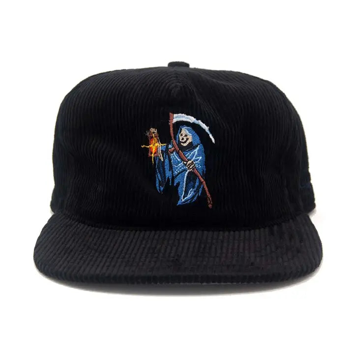 Reaper Cord Strapback Black