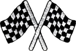 Checkered Racing Flag Patch